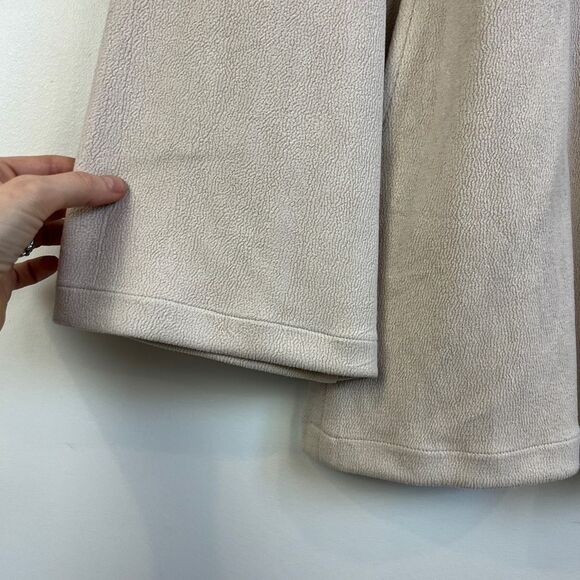 Vintage Made in Canada Meg Shop Large Faux Leather Long Bell Sleeve Mini Dress - Picture 15 of 16